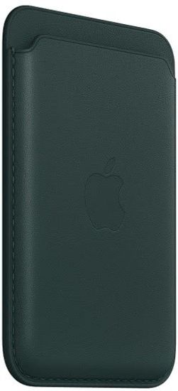 Чехол-бумажник Apple MagSafe для iPhone, кожа, «зелёный лес»