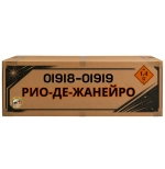 01918-01919 Рио-де-Жанейро — салют 100 залпов 50 мм, купить салют 2 дюйма, батарея салютов 100 выстрелов, профессиональный премиальный салют Премьер Салют.