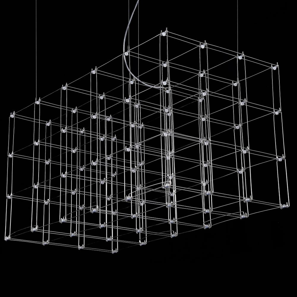 Подвесная Люстра Quasar Cosmos Square Led Pendant Light 120/60/60 By Imperiumloft