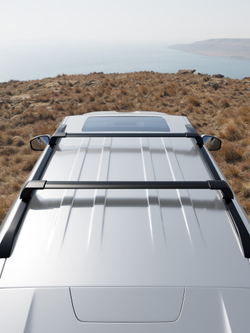 Багажник на рейлинги для Kia Sorento Prime (UM)2015-2020 M44-7002B ,черный