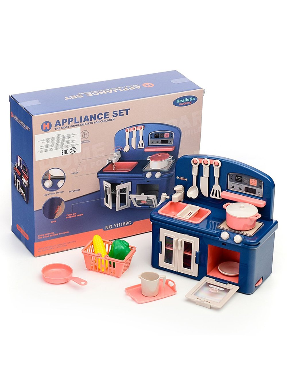 Игровой набор Кухня с мойкой.и плитой (YH189C)