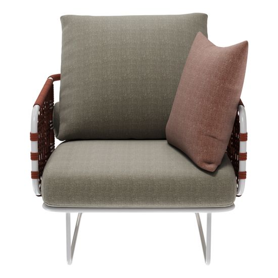 Кресло плетеное мягкое Nido