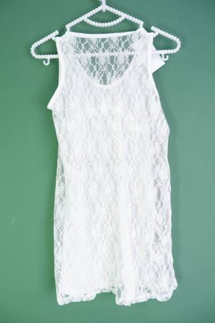 Топ с кружевной спинкой, визуально 42/44 размер