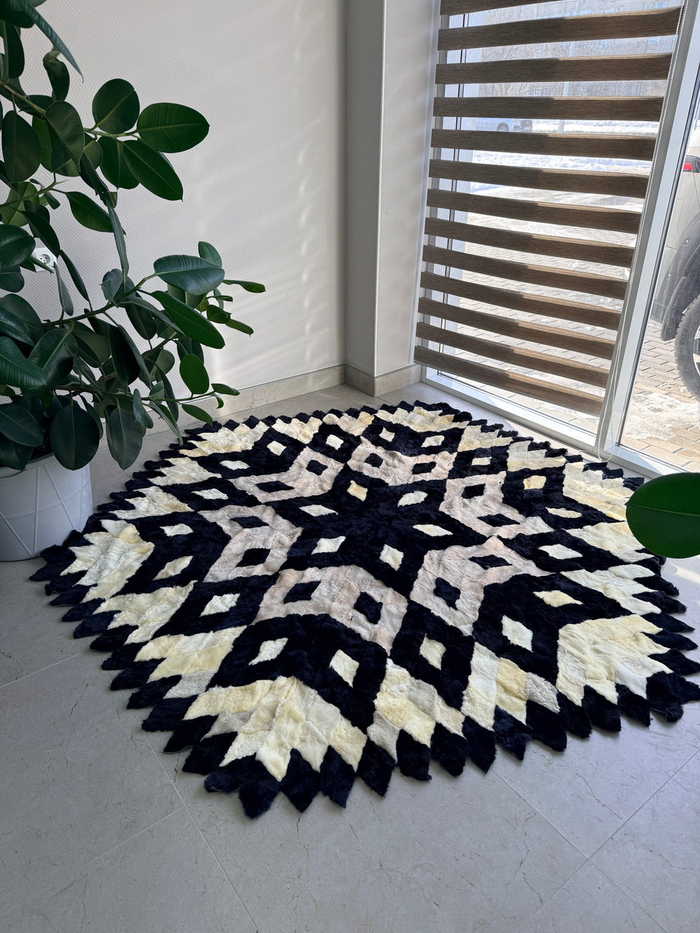 Меховой Ковер из овчины