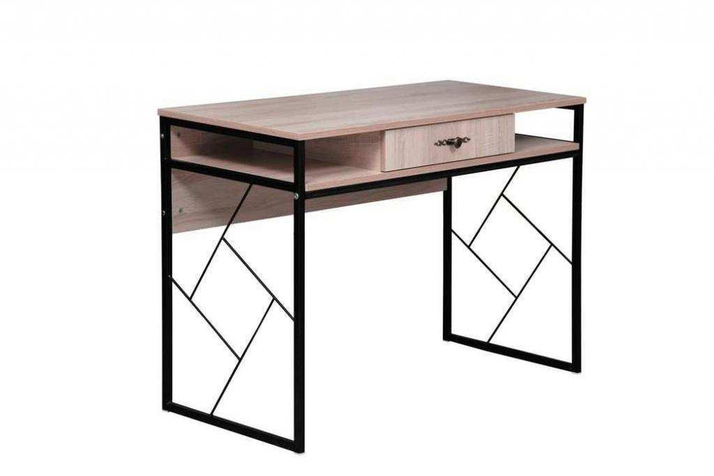 Стол Скарлетт Дуб Сонома/Черный