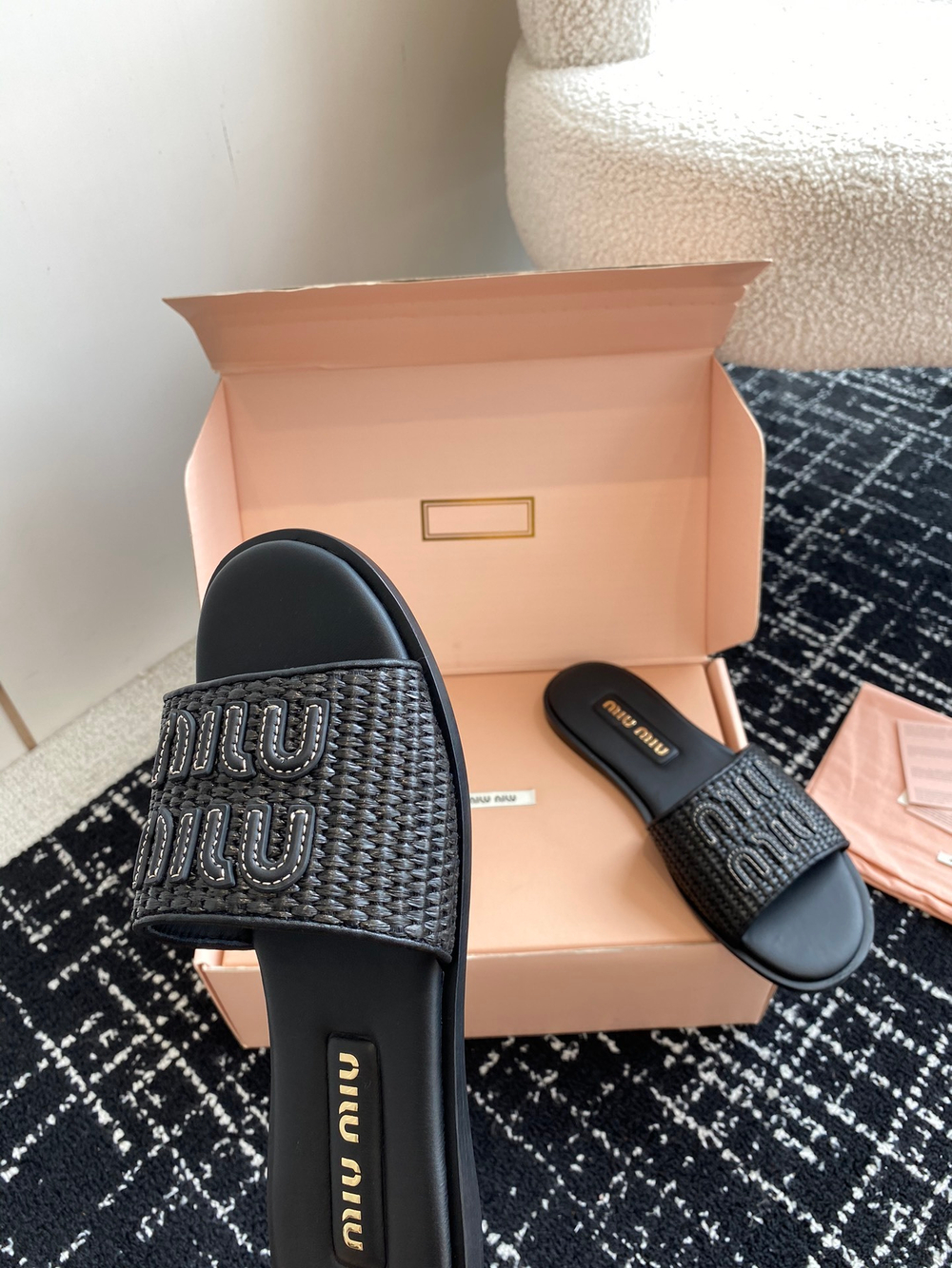 Miu Miu Slide (2 colors)