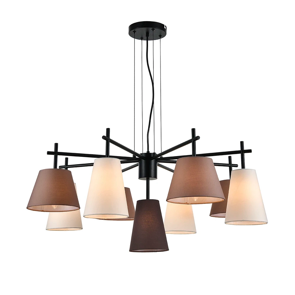 Подвесная люстра Indigo ABBINARE 13032/9P Black V000535