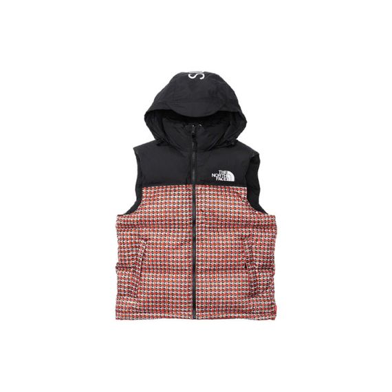 Supreme x The North Face Studded Nuptse Vest Logo