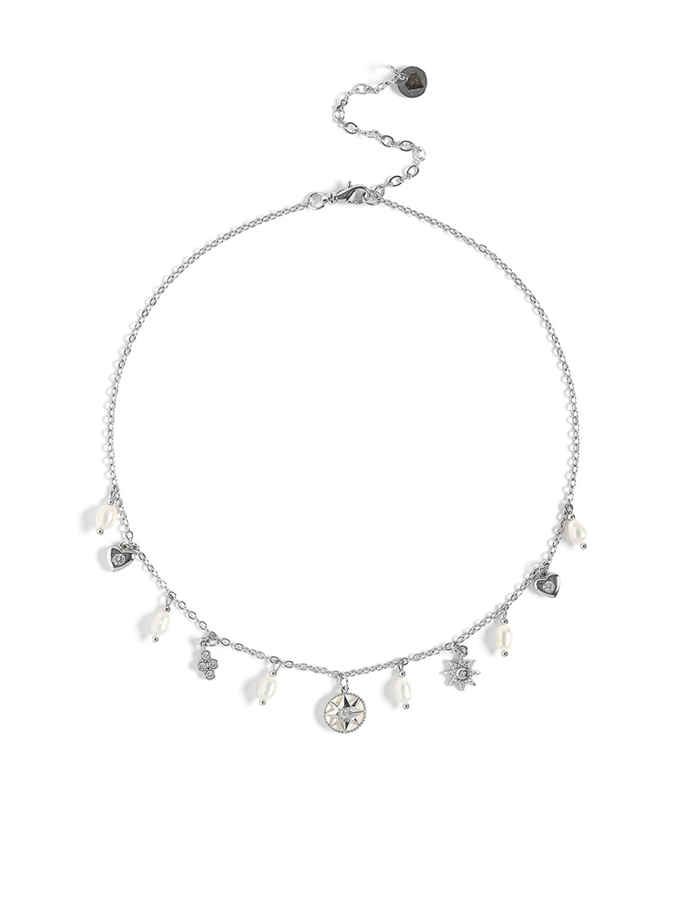 Чокер "Round White Star"