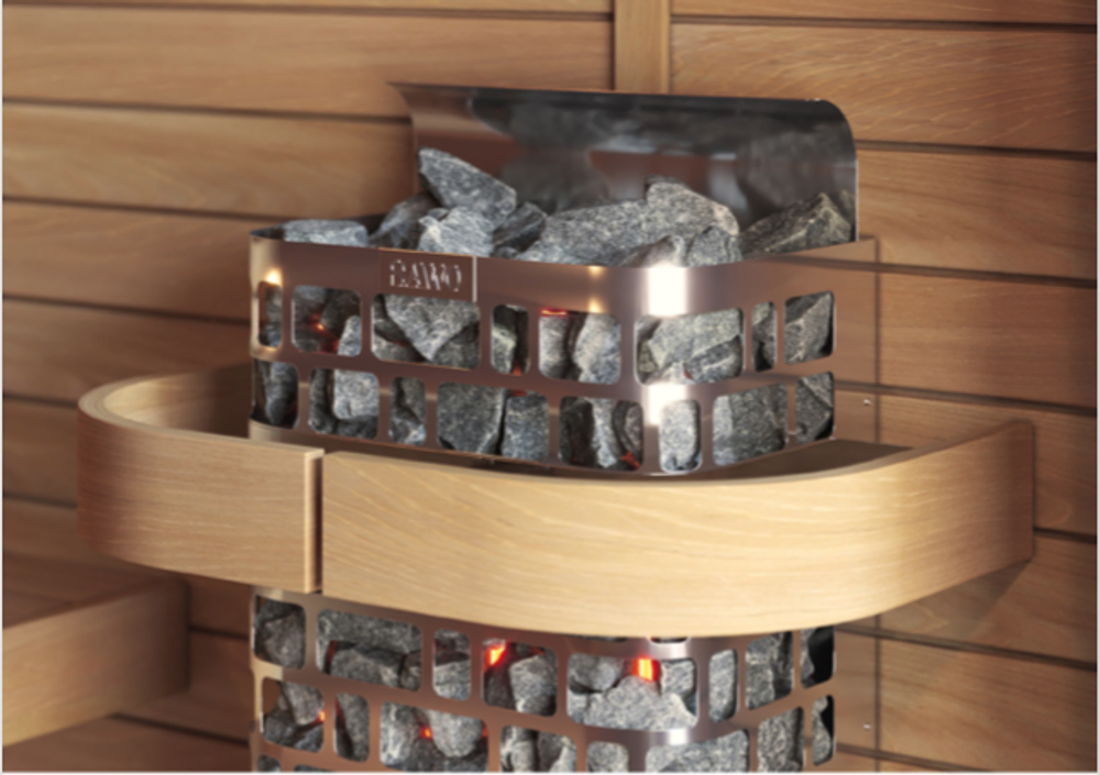 SAWO Деревянное ограждение для печи KRIOS, кедр, артикул KRI-GUARD-W-D