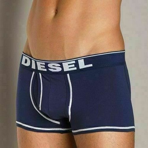 Мужские трусы боксеры темно-синие Diesel Fresh and Bright Divine  Boxer Navy