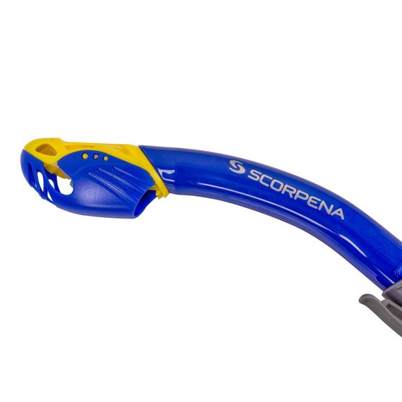Трубка детская Scorpena Junior J сине-желтая