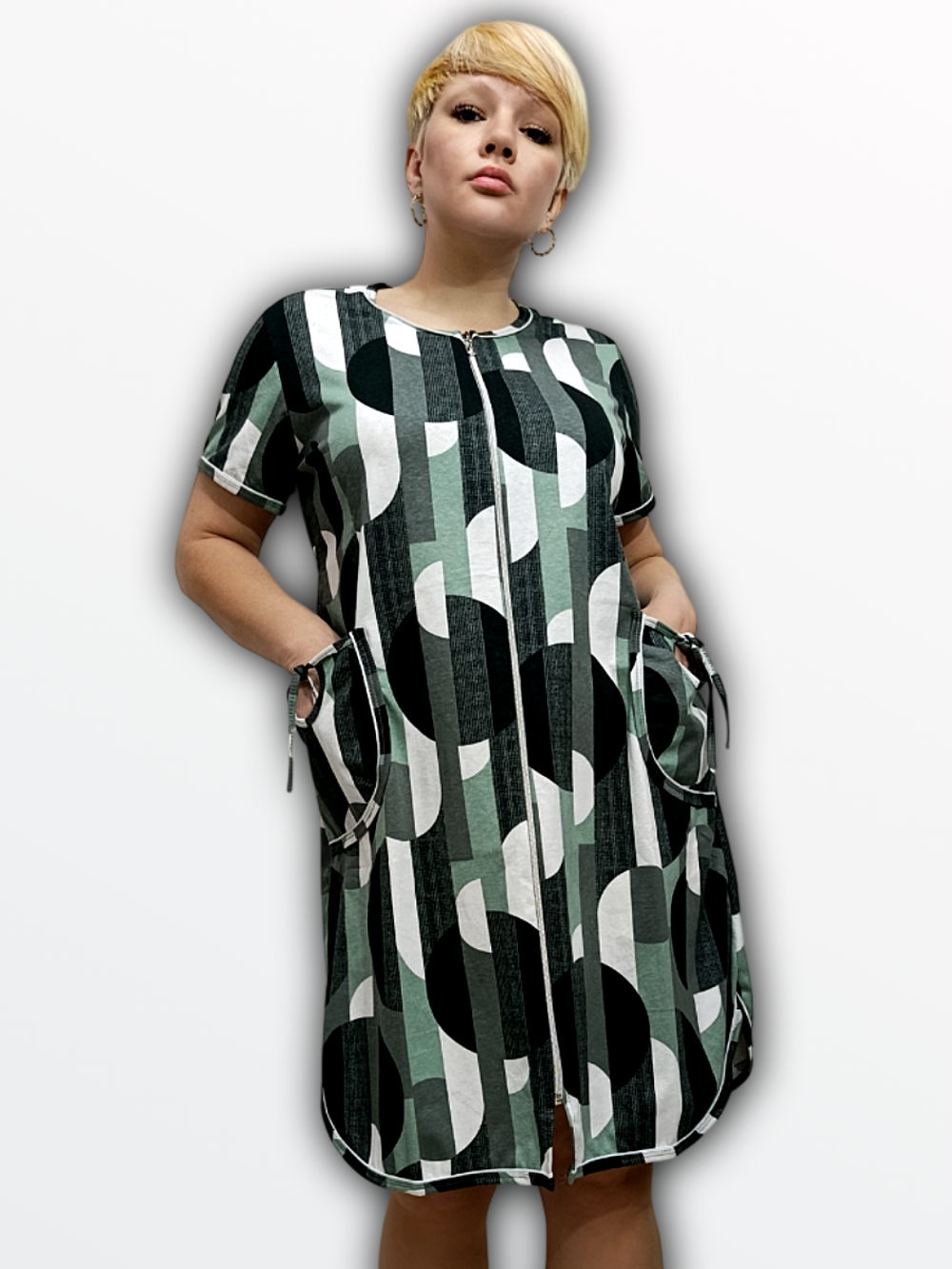 271800 Халат женский разноцветный (54-56)