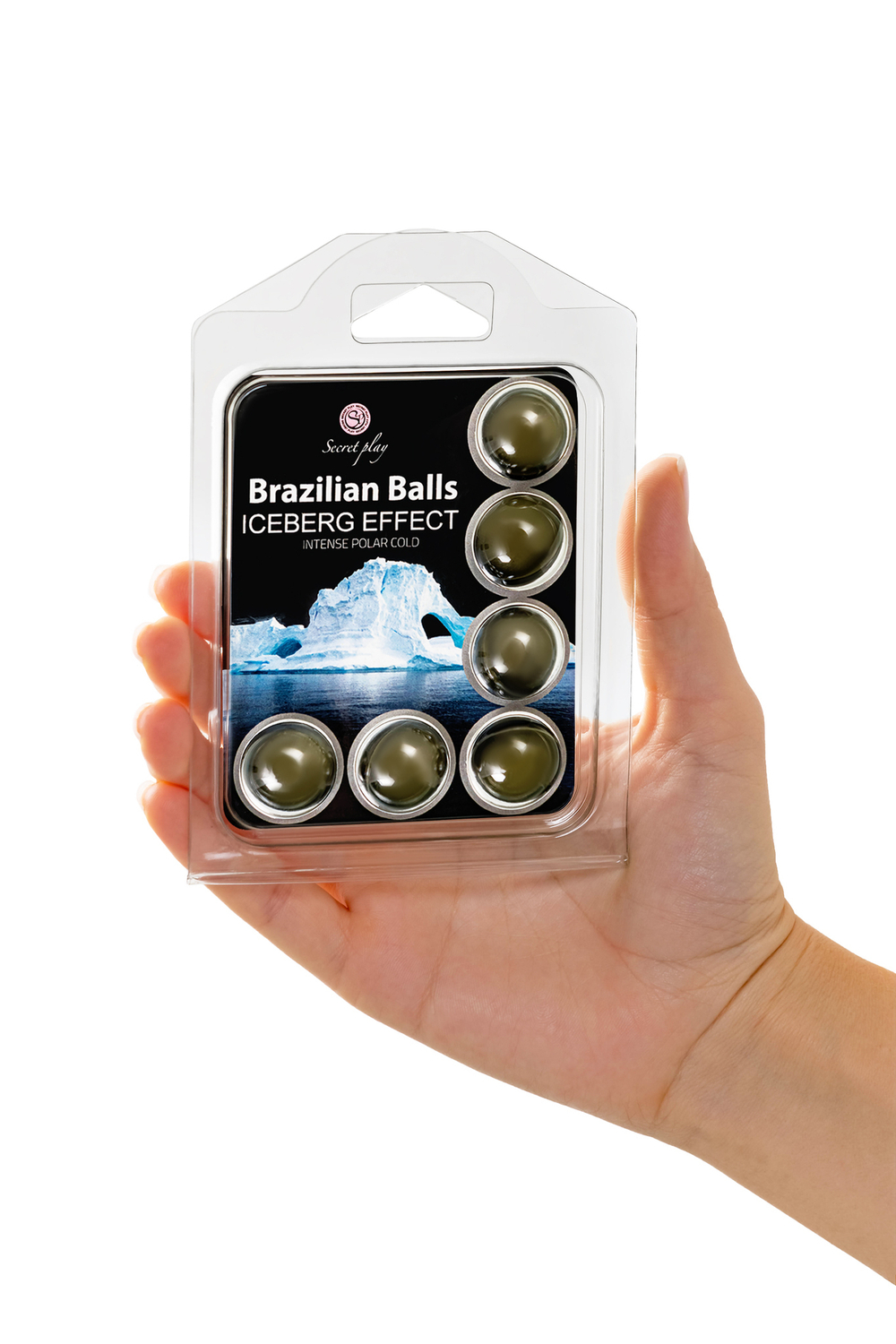 Массажное масло Secret Play Brazilian Balls ледяной эффект 6 шт
