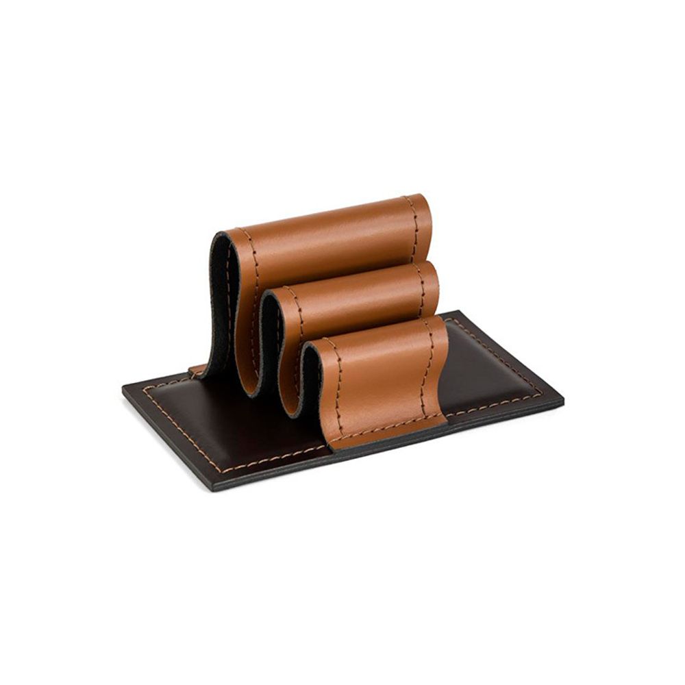 Визитница из двухслойной кожи Cuoietto с металлической вставкой 155*85*80 (CHBCMet155-85-80) 12