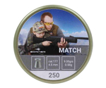 Пули Borner Match 4,5 мм, 0,58 г (250 штук)