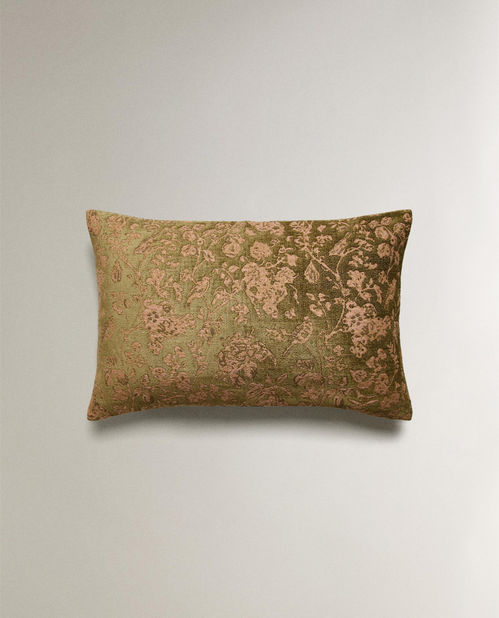 Zara Home наволочка декоративная из вискозы, зелёный, 40x60 см