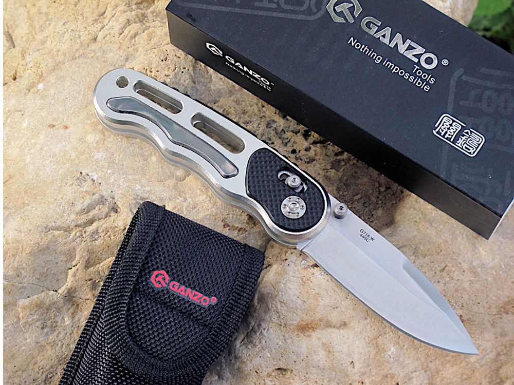 Нож Ganzo G718-W 440C (+-58 HRC) 38051 ---