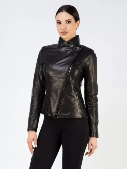 Кожаная куртка осень натуральная косуха