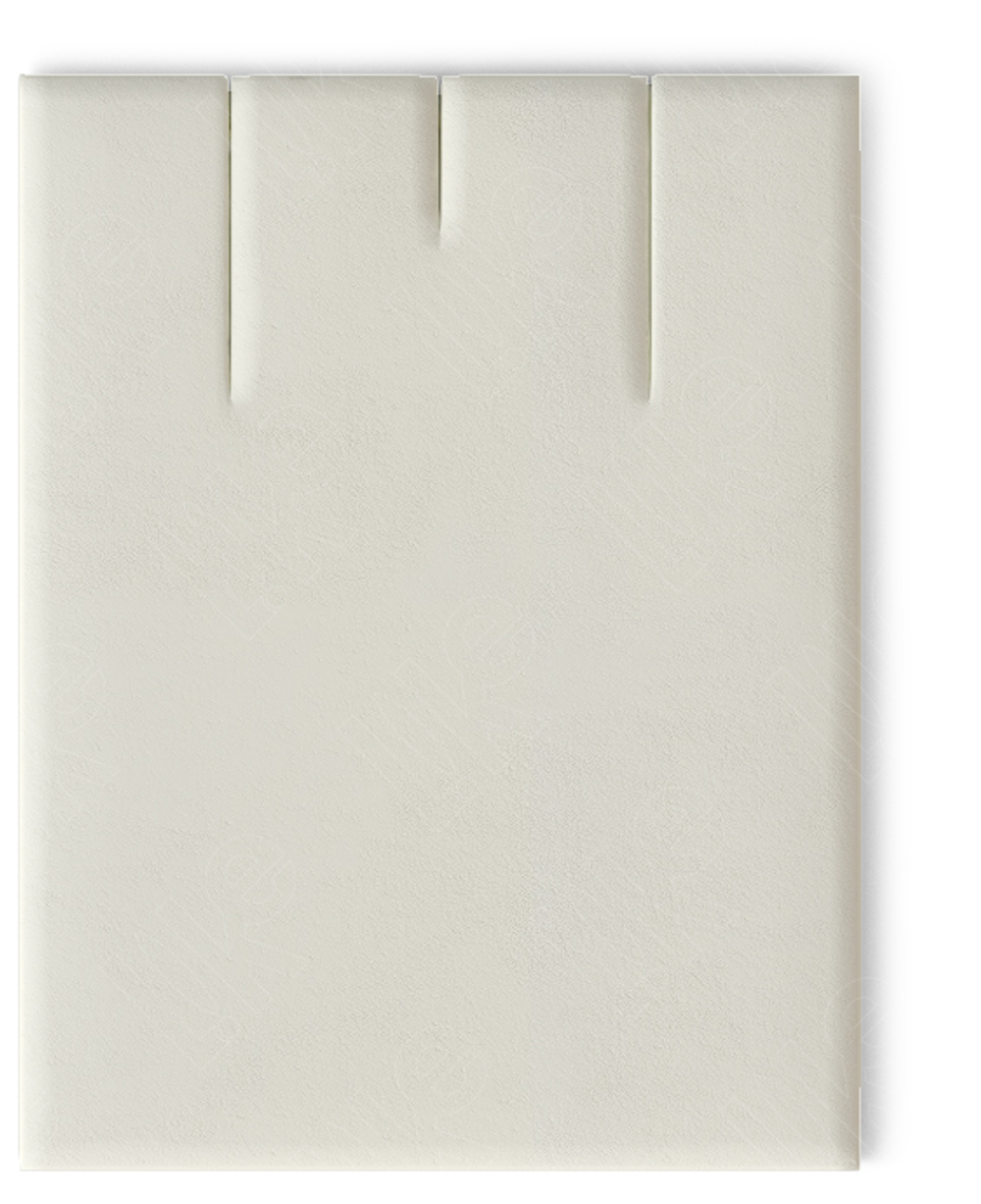 Вкладыш 08/наклонный/для серег/подвески/2 прорези/прорезь для нитки