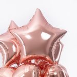 F Шар Звезда 18''/46 см, Розовое золото (БГ-15)
