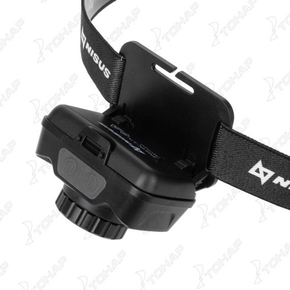 Фонарь налобный сенсорный 380 LM, IP44, USB (N-FN-HL18) NISUS