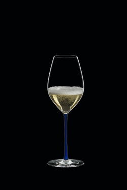 Фужер для шампанского 445мл Riedel Fatto a Mano Champagne Wine Glass с синей ножкой