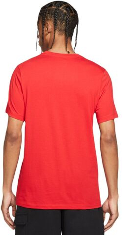 Мужская теннисная футболка Nike Sportswear T-Shirt Icon Futura - university red/black/white