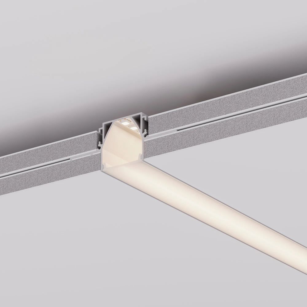 Профиль LINIA32-FANTOM-MID-2000 ANOD (Arlight, Алюминий) 058472