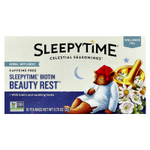 Celestial Seasonings, Wellness Tea, Sleepytime®, биотин Beauty Rest™, без кофеина, 18 чайных пакетиков, 21 г (0,75 унции)