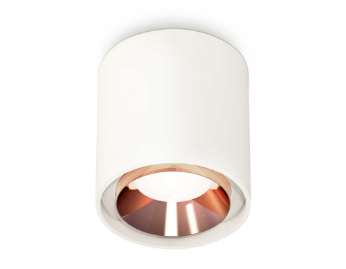 Комплект накладного светильника Ambrella light Techno Spot XS7722005 SWH/PPG белый песок/золото розовое полированное (C7722, N7035)