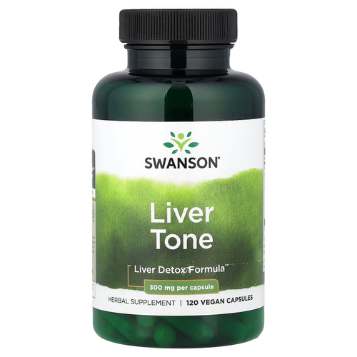 Swanson, Liver Tone, 120 веганских капсул