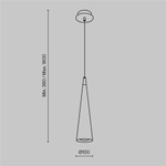 Подвесной светильник Maytoni Nevill P318PL-01B черный