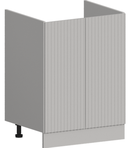 Кухня Модуль ШНМ 600 Графит / Белый