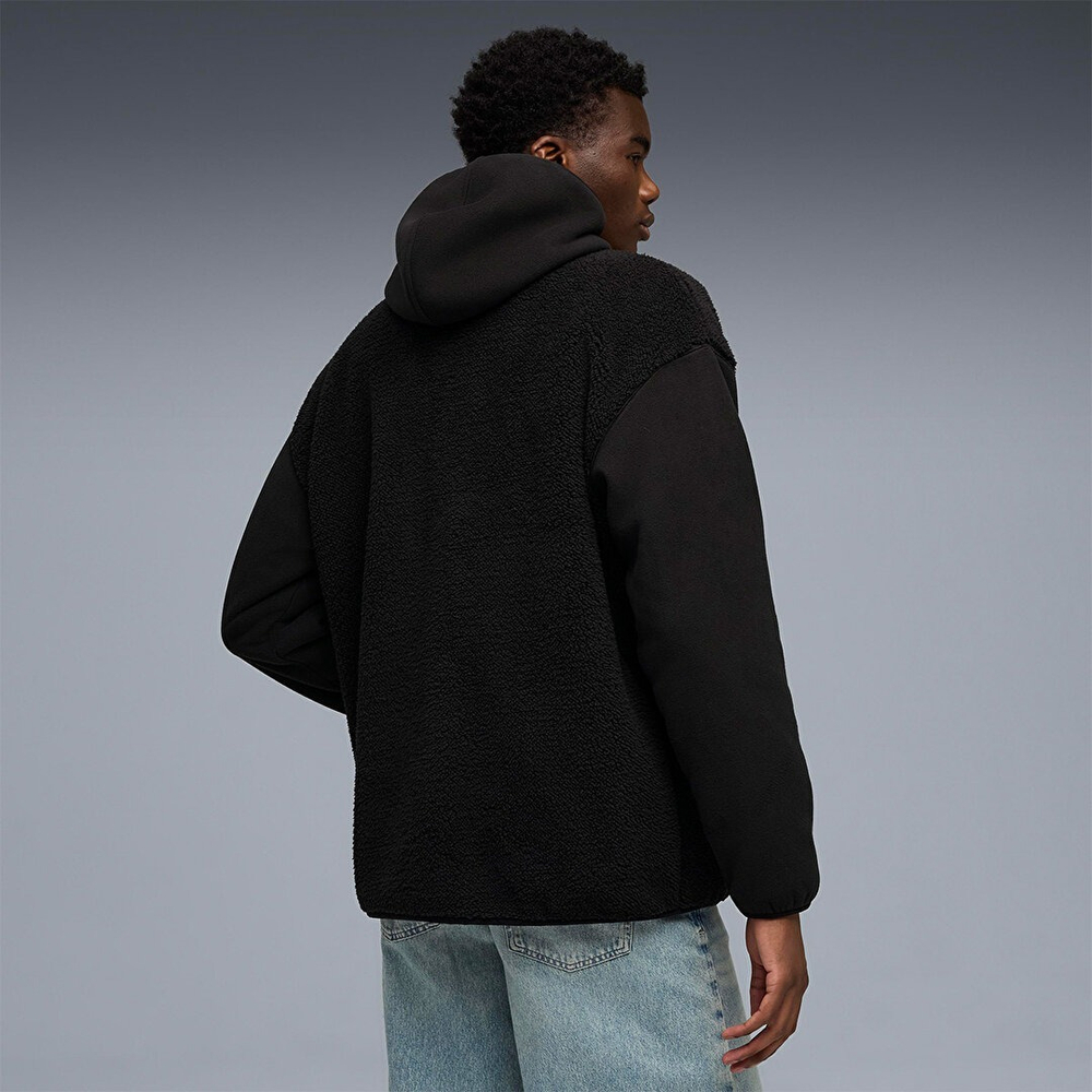 Толстовка мужская PUMA ESS ELEVATED Relaxed Winterized Full-zip Hoodie Sherpa