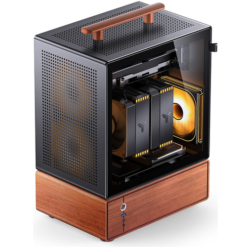 Корпус Mini-Tower JONSBO T7 TG, Micro-ATX, без Б.П, черный (T7 Black)