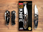 Нож складной AccuSharp Folding Sport Knife, нержавеющая сталь, рукоять алюминий, камуфляж