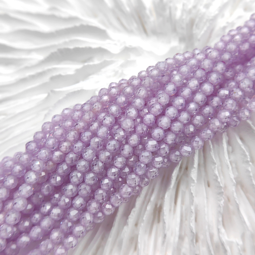 Бусины фианита, Lilac