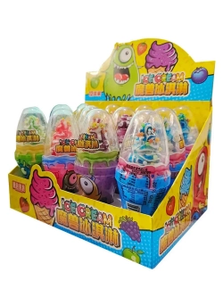 Конфеты леденцы Мороженое с шипучкой 23 г * 12 шт