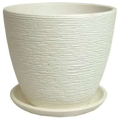 Горшок керамический Горшок Гнездо белый крокус №4