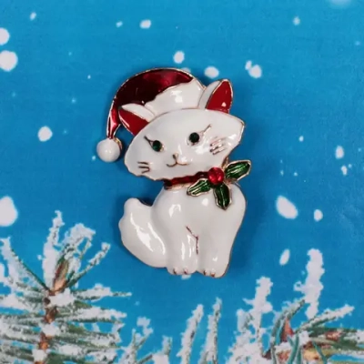 Значок «New Happy Bunny - Кошечка Искра», 4*3.2см