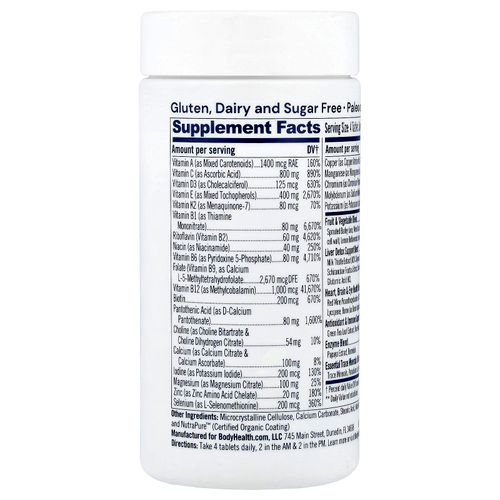 BodyHealth, Multi Complete ™, 120 таблеток
