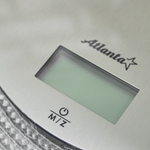 Весы кухонные электронные до 5кг, LED-дисплей, ATH-6192 (silver)