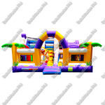 Коммерческий батут «Белый клык» с немеханизированной головой, размер 6*5*2,9 м.