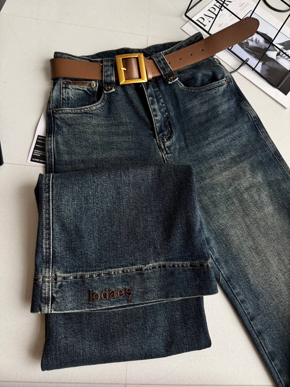 Брюки джинсовые женские арт.: 2267 синие