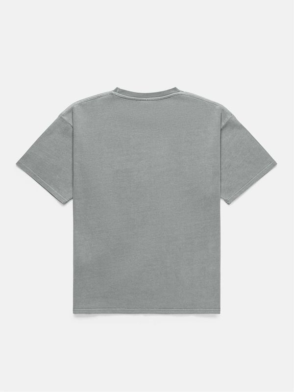 Футболка Garment Dyed оливковая - фото 6