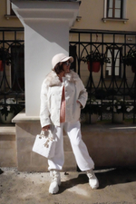 Бейсболка «кудряшка» без ушек светло-розовый