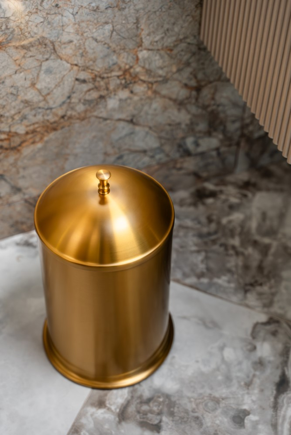 Ведро для мусора, классика Bronze