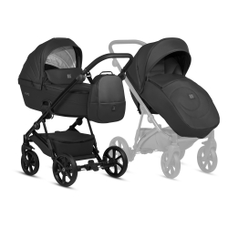 Tutis Коляска 2 в 1 VIVA 5+ Leather Jet Black