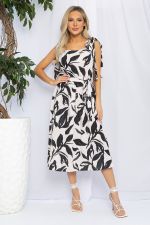 Платье Улыбка (бежево-черное) П12904-19М LT Collection